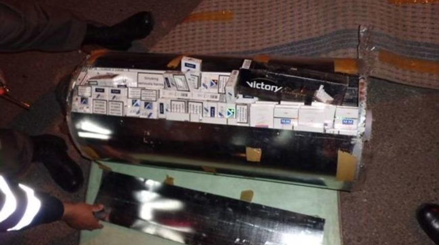 Halı Rulolarından Ka&ccedil;ak Sigara &Ccedil;ıktı