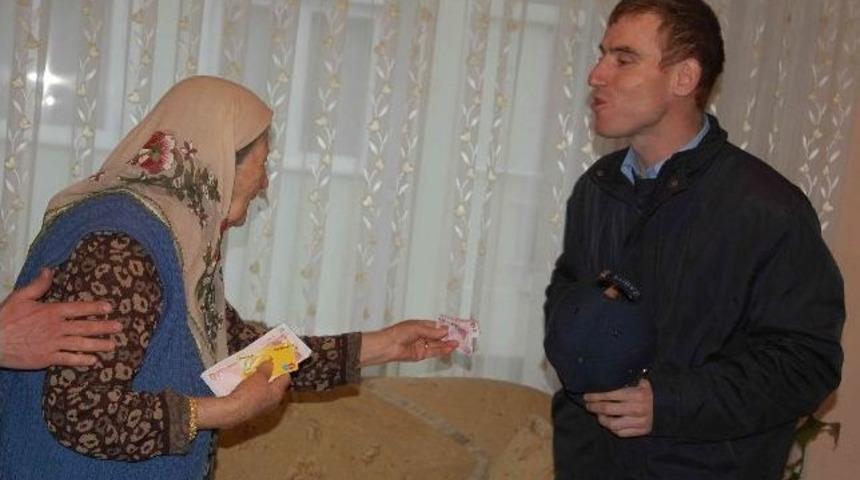 Zabıta Yolda Bulduğu 600 Lirayı Sahibine Teslim Etti