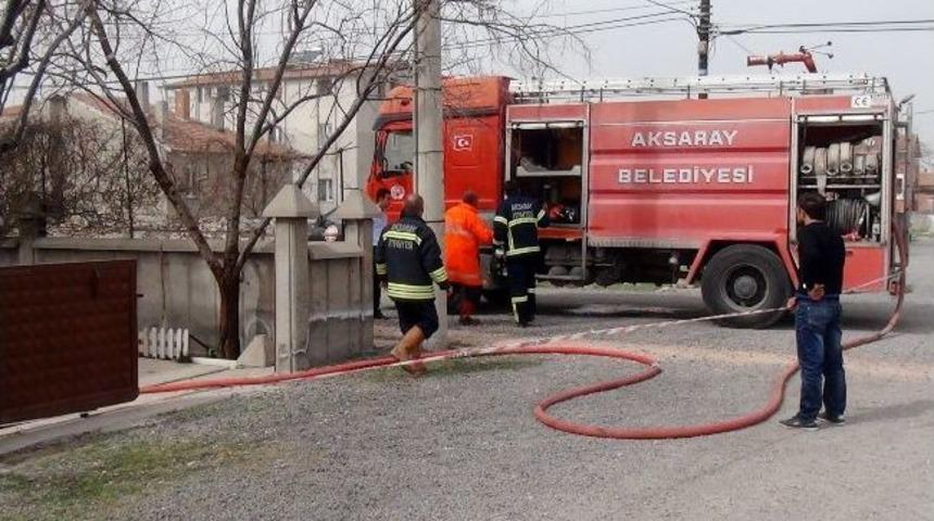 Aksaray&rsquo;da Yangın Korkuttu