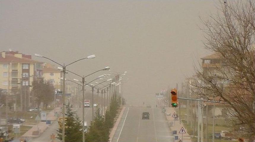 Kulu&rsquo;da Şiddetli R&uuml;zgar Etkili Oluyor