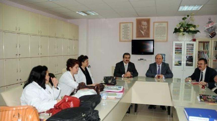 Başkan Ok Fen Lisesi'ni Ziyaret Etti