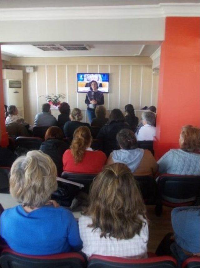 Didim’de Chp’li Bayanlardan Afet Eğitimi Semineri