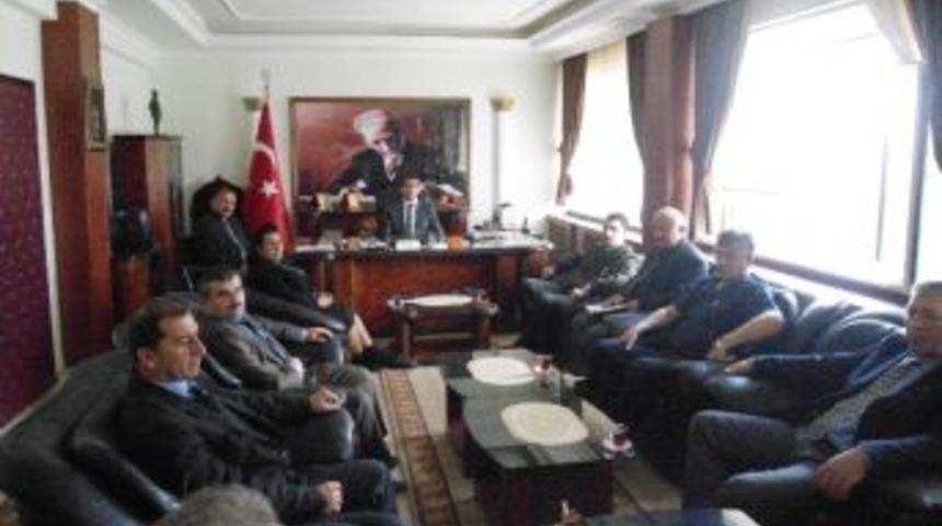 Sulakyurt'ta Daire Amirleriyle Toplantı