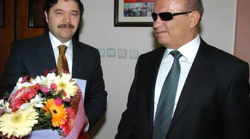 Fethiye Altı Nokta K&ouml;rler Derneği&rsquo;nden Vali Şahin&rsquo;e Ziyaret