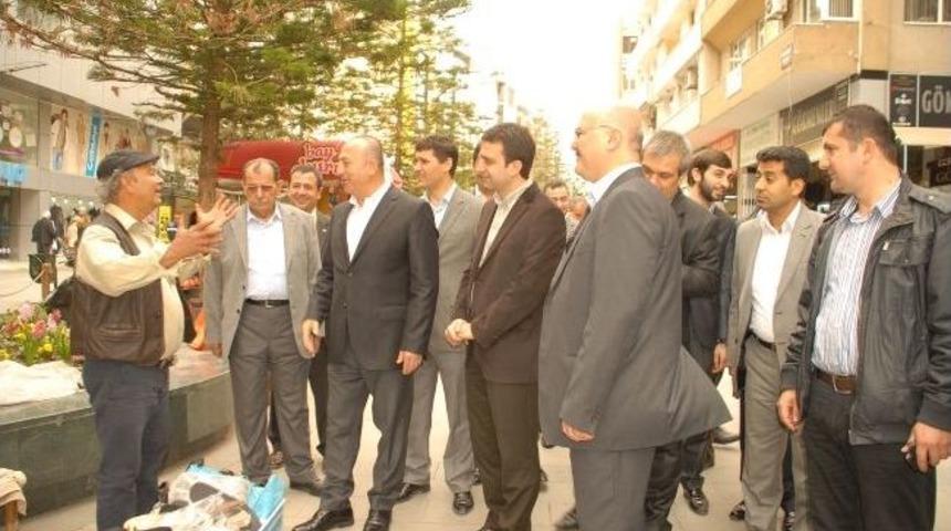 &Ccedil;avuşoğlu Esnafı Ziyaret Etti