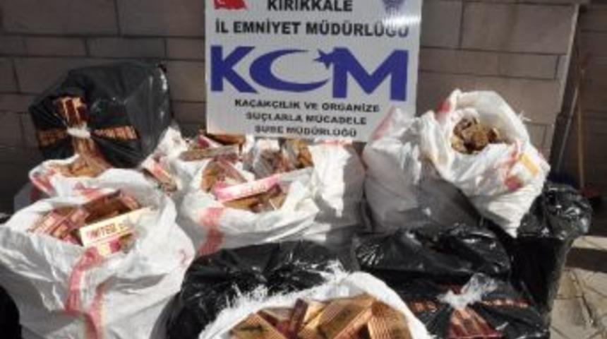 Kırıkkale&rsquo;de 12 Bin Paket Ka&ccedil;ak Sigara Ele Ge&ccedil;irildi