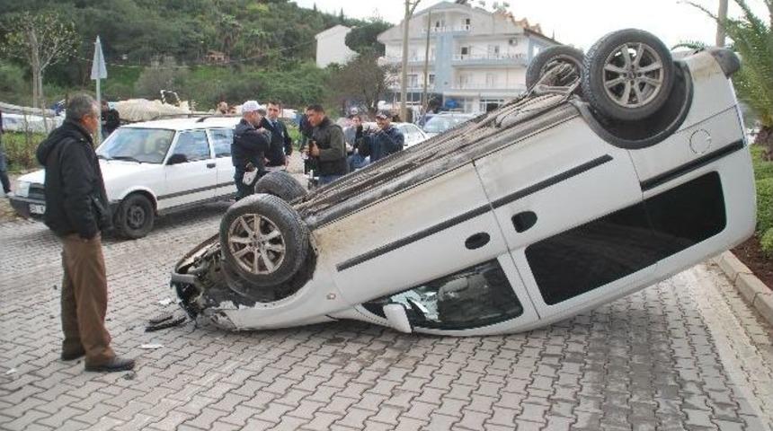 Takla Atan Ara&ccedil;tan Burnu Bile Kanamadan &Ccedil;ıktı