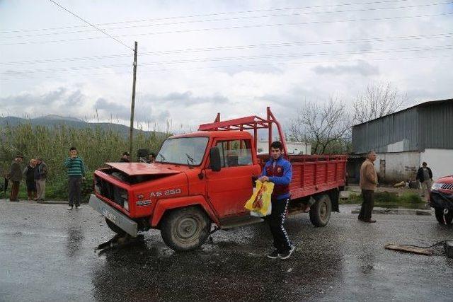 Milas&rsquo;ta Trafik Kazası, 3 Yaralı&hellip; 2