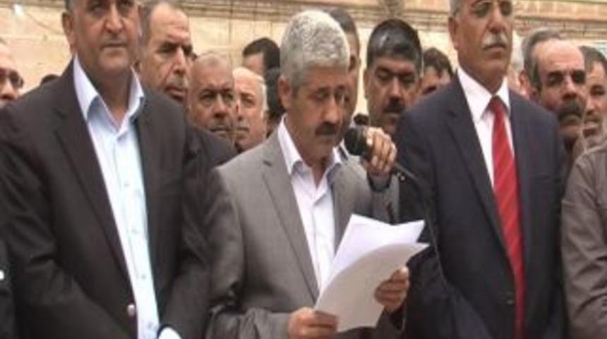 Urfa&rsquo;da Halep&ccedil;e protestosu