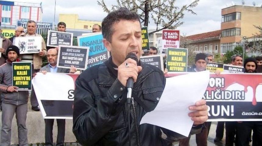 Esad Ve Baas Rejimi Salihli’de Protesto Edildi