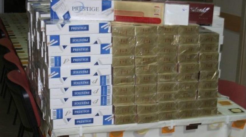 Konya&rsquo;da 2 Bin Paket Ka&ccedil;ak Sigara Ele Ge&ccedil;irildi