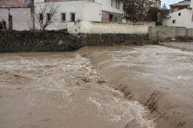 Oltu Çayı Coştu