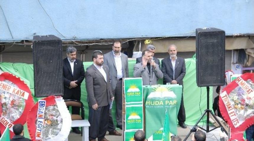 H&uuml;da Par Ergani Teşkilatı A&ccedil;ıldı