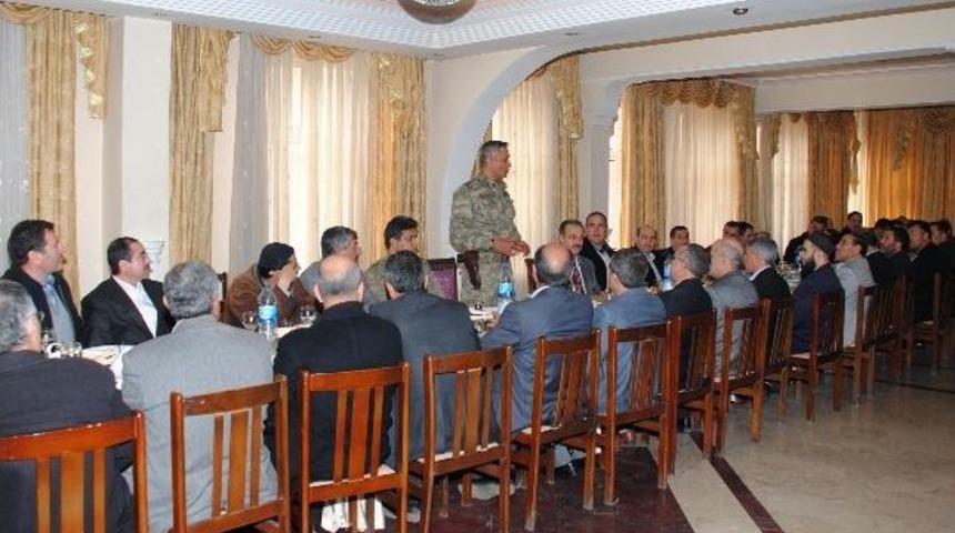 Bing&ouml;l İl Jandarma Komutanı Albay Yaşar, Din G&ouml;revlilerini Konuk Etti