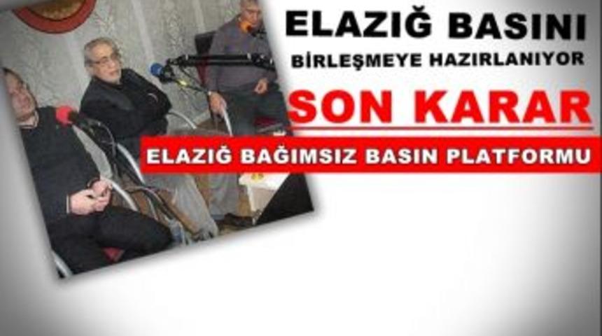 &ldquo;Elazığ Bağımsız Basın Platformu&rdquo; kuruluyor