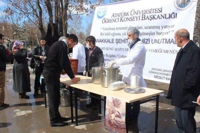 Atatürk Üniveristesi’nde Çanakkale Menüsü 2