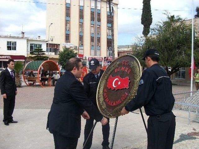 Demre'de Çanakkale Şehitleri Anma Töreni