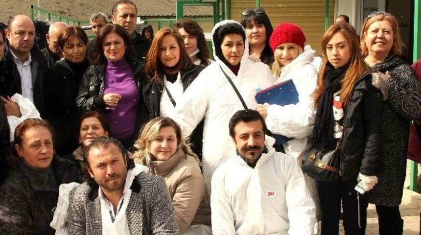 Hayvanseverlerden Barınak Ziyareti