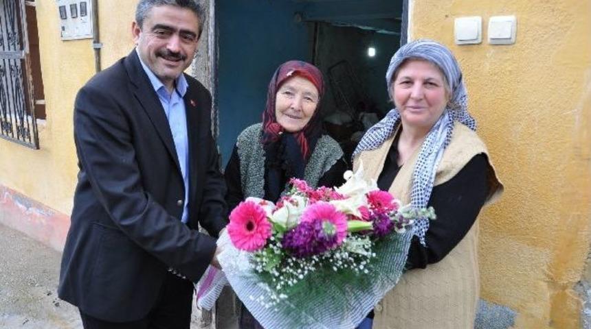 Başkan Alıcık&rsquo;tan Yaşlı &Ccedil;ifte Ev Ziyareti