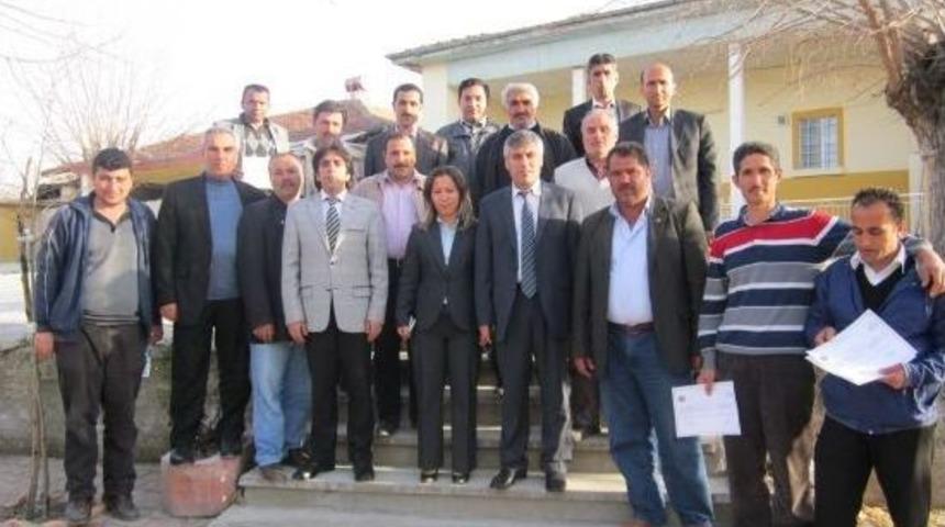 Arıcılık Ve G&uuml;breleme Kursunu Tamamlayanlara Sertifika