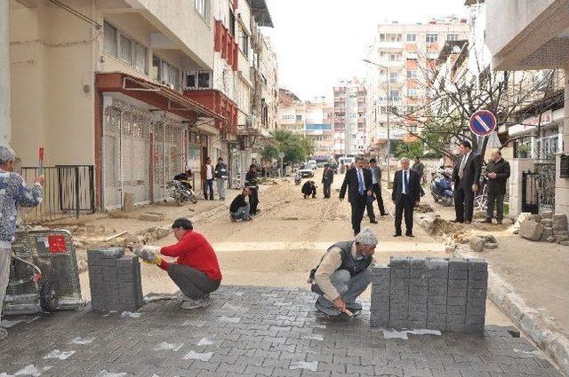 Nazilli Belediyesi Üst Yapı Çalışmalarına Hız Verdi