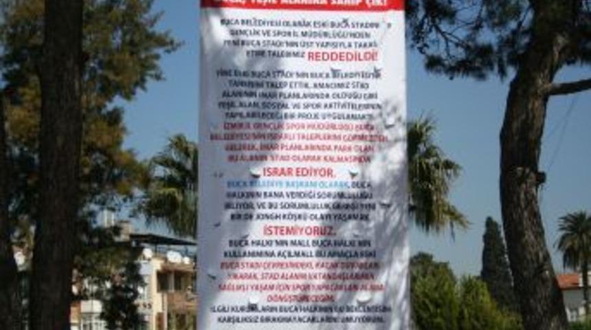 Stat Duvarlarını Yıkan Buca Belediyesi&rsquo;ne Su&ccedil; Duyurusu