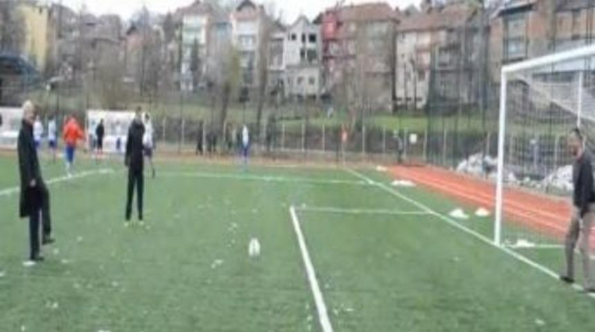 Başkanlar Sahada Karşılaştı