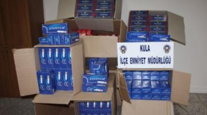 Kula&rsquo;da Ka&ccedil;ak Sigara Kağıdı Ele Ge&ccedil;irildi