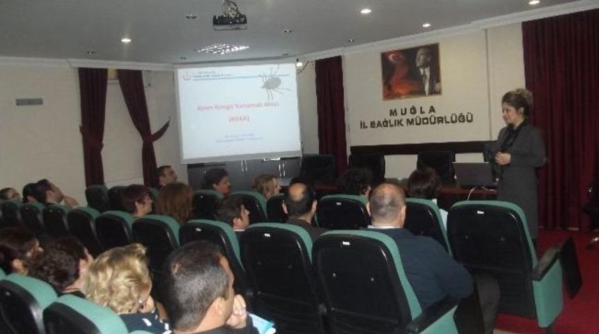 Muğla&rsquo;da Kırım Kongo Kanamalı Ateşi Eğitimi