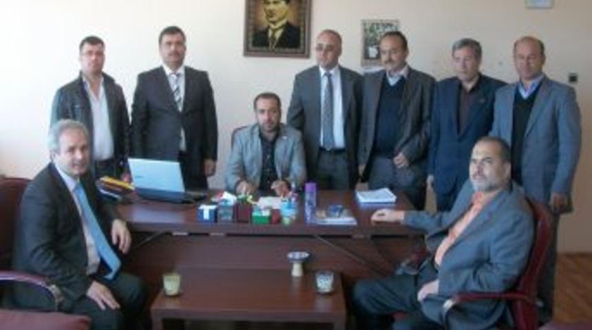 Başkan &Ouml;zgan'dan Binboga Bal Kooperatifi Y&ouml;netimine Hayırlı Olsun Ziyareti