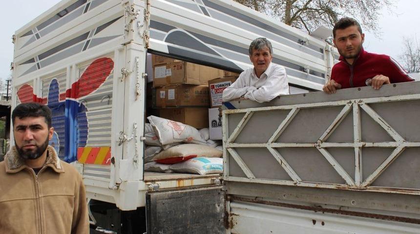 Cansuyu Derneği'nden Suriye'ye Yardım