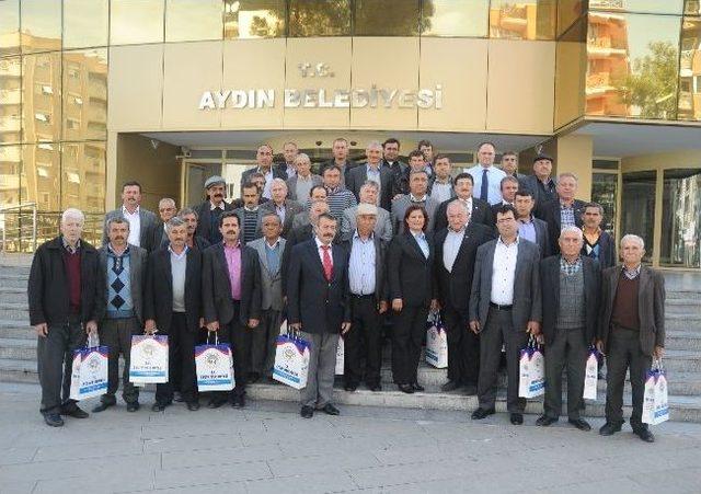 Nazillili Muhtarrlar Başkan Çerçioğlu’nu Ziyaret Ettiler 1