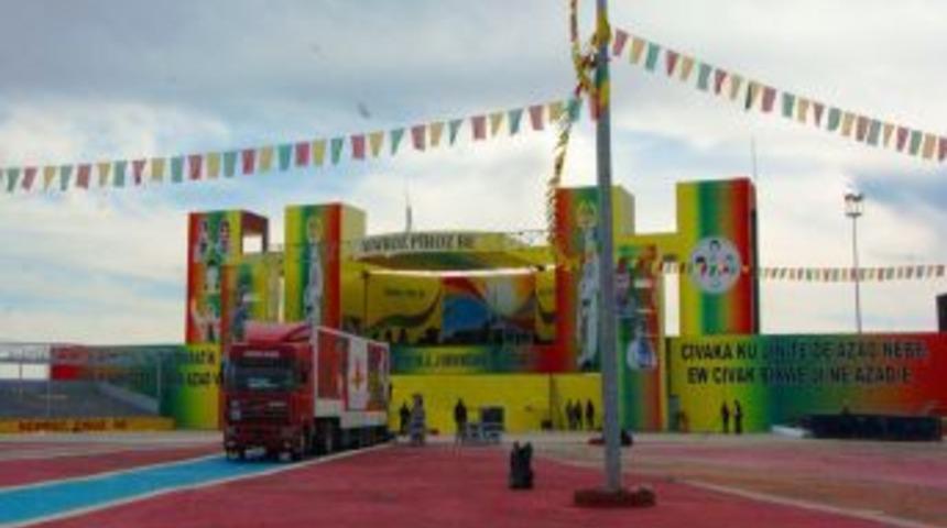 Nevruz Alanında Hazırlıklar Tamamlanmak &Uuml;zere