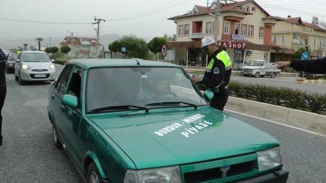 Fethiye'de Emniyet Kemerine Sıkı Denetim