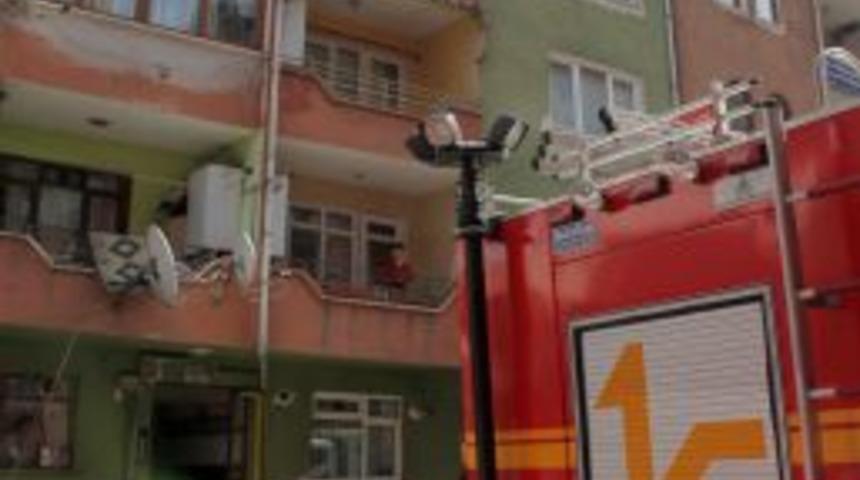 Ustanın &Ccedil;alışması Yangın Zannedilince Mahalle Halkı Panikledi