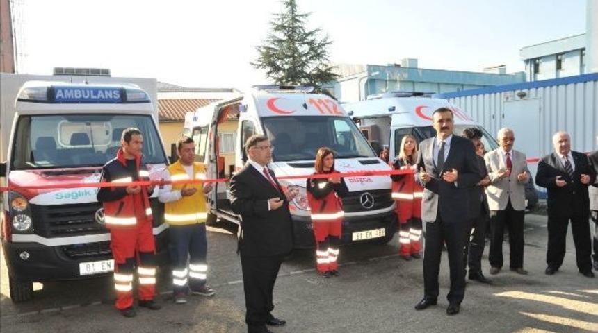 D&uuml;zce&rsquo;ye &Uuml;&ccedil; Yeni Ambulans