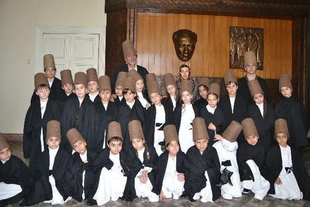 Minik Semazenlerden Vali Daş&ouml;z&rsquo;e Ziyaret 1