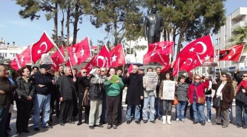 Ayvalık&rsquo;tan Ergenekon Davasına Sert Tepki