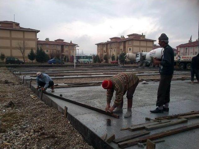 Durasıllı Belediyesi, Okula Spor Kompleksi Yaptırıyor 1