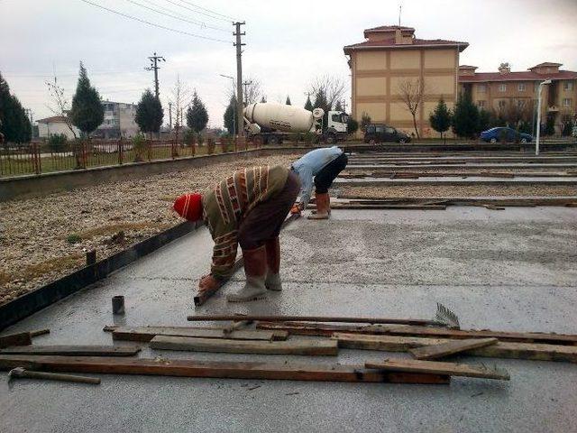 Durasıllı Belediyesi, Okula Spor Kompleksi Yaptırıyor 2