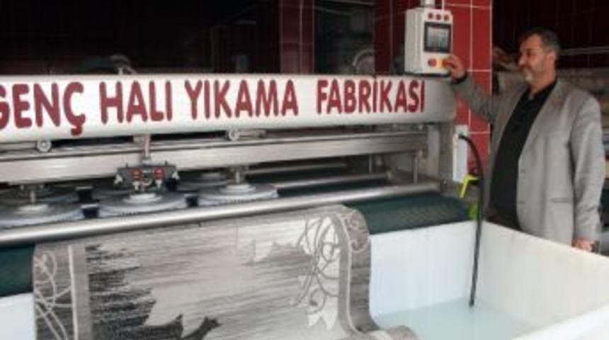 Pasinler&rsquo;de Halı Yıkama Fabrikası A&ccedil;ıldı...