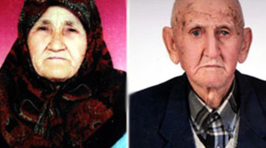 Yaşlı &ccedil;ifti &ouml;l&uuml;m de ayıramadı