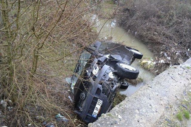 Çerkezköy Belediye Meclis Üyesi Kazada Yaralandı