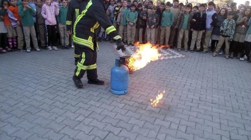 Akşehir&rsquo;de Yangın Tatbikatı