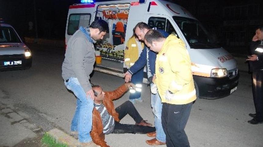 Alkol&uuml; Sahıs Polis Ve Sağlık Ekiplerine Zor Anlar Yaşattı