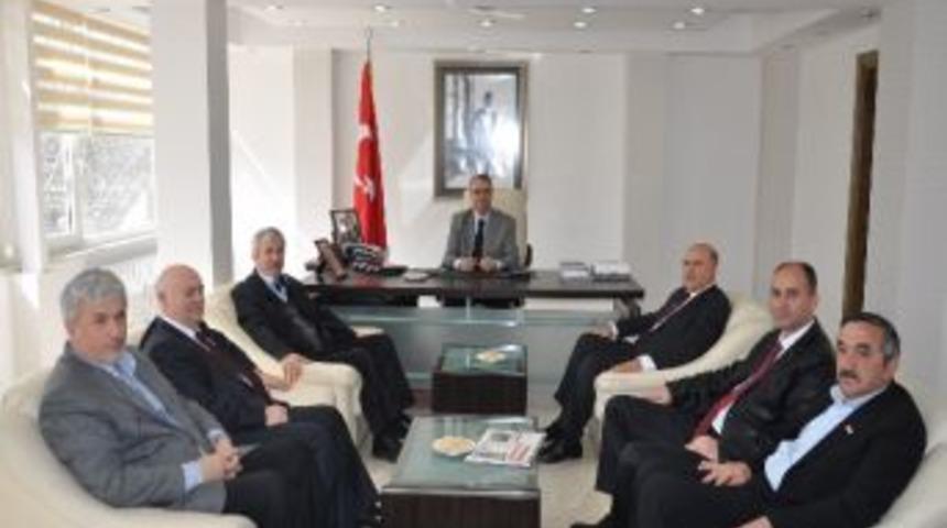 T&uuml;m &Ouml;zel Halk Otob&uuml;sleri Birliği&rsquo;nden &Ccedil;imenoğlu&rsquo;na Ziyaret