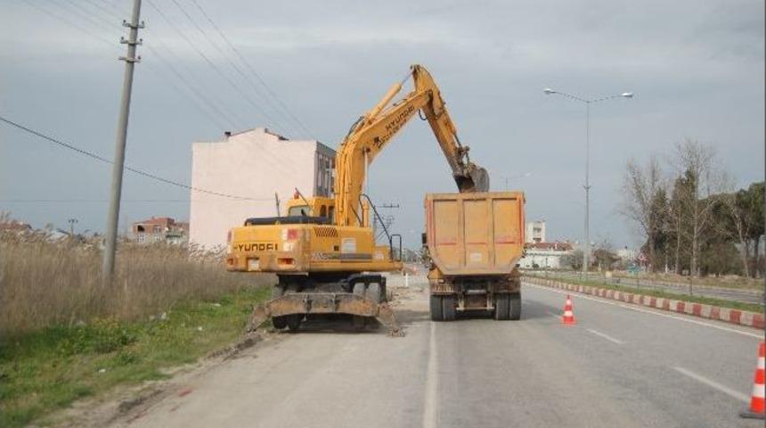 Lapseki'ye Yağmur Suyu Kanalı