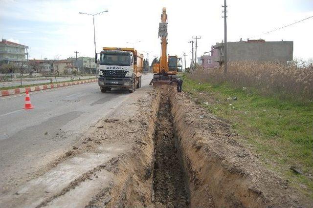 Lapseki'ye Yağmur Suyu Kanalı