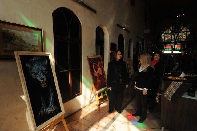 İranlı Ressam Gaziantep&rsquo;te Resim Sergisi A&ccedil;tı 2