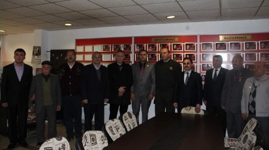 Vali Başk&ouml;y&rsquo;den Muharip Gaziler Ve Şehit Aileleri Derneklerine Ziyaret